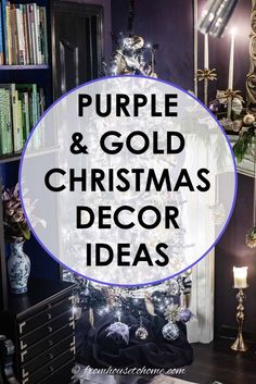 Purple And Gold Christmas Tree Decor Ideas