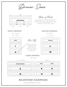 the diagram shows how to draw lines and shapes for different types of objects in this drawing