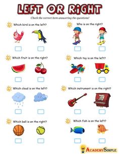 a worksheet with words and pictures on it