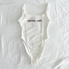 - Ribbed Bodysuit - Cream/Off White Color - Brand New - Size Xs Nike Cactus Jack, Jumpsuits And Rompers, Cactus Jack, Casual Rompers, Womens Jordans, Ribbed Bodysuit, Off White Color, Nike Jordan, White Cream