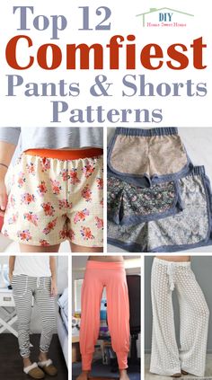 A blog about craftsorganizingrecipesfree printablesgardeninghome decorand all else DIY related. Sewing Pants, Costura Diy, Beginner Sewing Projects Easy, Leftover Fabric, Comfy Pants, Sewing Projects For Beginners, Easy Sewing Projects, Diy Couture, Love Sewing