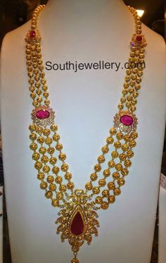 Gold Haram Designs, Latest Jewellery Designs, Haram Designs, Gold Haram, Gold Necklace Indian, Gold Jewelry Stores