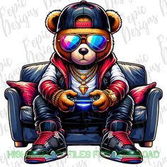 Nft Bear Art, Head Down Drawing, Bears Game, Teddy Bear Design, Beg Tangan, Loot Bags, Bear Head, Bear Graphic, Bear Design