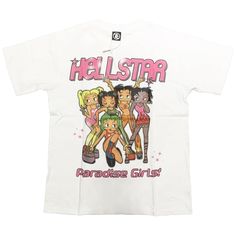 Buy Y2K Aesthetic Hellstar Paradise Girls T-Shirt Unisex online at Orezoria. Free shipping in the US and worldwide. Use WANT5 for 5% OFF 90s Anime Print Crew Neck T-shirt, White Y2k T-shirt With Anime Print, Pink Y2k T-shirt For Streetwear, White Y2k Anime Print T-shirt, Trendy Anime Print T-shirt For Streetwear, 90s Style Sublimation Print T-shirt For Streetwear, 90s Style T-shirt With Sublimation Print For Streetwear, Trendy Anime Print Tops For Streetwear, Y2k Summer T-shirt With Anime Print