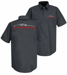 FAST SHIPPING FAST SHIPPING Brand New GM Licensed Gray 5th Generation Camaro Mechanic Shirt   -Features embroidered "Camaro" and Car outline above left chest pocket  -Large printed "Camaro" and Car outline on back  -Genuine Dickies Brand Work/ Mechanic Shirt  Most Questions can be Answered by ​​​​​​​Reviewing All Photos and Reading Entire Description ​​​​​​​​​​​​​​​​​​Click Here to Scroll Through All Photos Please see all photos and ask any questions prior to purchase. ​​​​​​​ If it is not shown Short Sleeve Embroidered Shirt For Work, Classic Embroidered Short Sleeve Shirt, Camaro Logo, Mechanic Style, Car Outline, Style Button Up Shirt, Mechanic Shirt, Mechanic Shirts, Logo Emblem