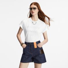 LOUIS VUITTON® - Louis Vuitton Print T-shirt - White