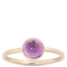 This new amethyst ring from our Lisa Bridge Collection is designed to be wearable, stackable and a reflection of your unique self. A purple round amethyst shines in its protective bezel setting of 14K yellow gold. It’s a perfect staple piece when you’re looking to add just the right pop of color to your day. 14k Gold Polished Amethyst Ring, 14k Gold Amethyst Ring With Polished Finish, 14k Gold Round Amethyst Ring With Polished Finish, Yellow Gold Amethyst Ring With Polished Finish, Modern Amethyst Ring With Polished Finish, Classic Amethyst Round Band Ring, Yellow Gold Amethyst Ring With Round Shape, Classic Purple Round Rings, Purple Amethyst Ring With Polished Finish