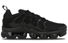 Nike Air Vapormax Plus Black Dark Grey 924453-004 Black Sneakers With Ventilation, Black Running Shoes With Ventilation And Round Toe, Black Running Shoes With Ventilation, Black Sneakers With Ventilation For Streetwear, Black Ventilated Sneakers For Streetwear, Casual Black Running Shoes With Ventilation, Black Running Shoes With Ventilation For Streetwear, Black Outdoor Sneakers With Ventilation, Modern Black Running Shoes With Shock Absorption