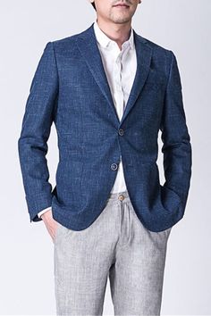 BradyMensuit made this Men Dark Blue Business Jacket |  Blazer with rush order service. Discover the design of this Navy Plaid Notched Lapel Single Breasted mens suits cheap for prom, wedding or formal business occasion. Business Jacket, Men Blazer, Navy Jacket, Formal Business, Jacket For Men, Casual Blazer, Prom Wedding, Jacket Blazer, Blazers For Men