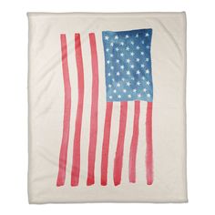 an american flag on a white background