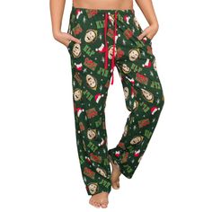 Elf OMG! Santa! Adult Pajamas Lounge Pants 7 Christmas Lounge Pants, Womens Pj Pants, Christmas Sweaters For Men, Christmas Pajama Bottoms, Ugly Sweater Contest, Adult Pajamas, Ugly Christmas Sweaters, Sweaters For Men, Christmas Sweaters For Women