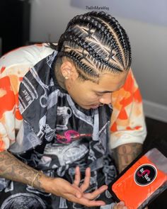 Hairstyles For Men 4c Hair, Men Braids With Designs, Men’s Cornrows Designs, Mens Braids Designs, Cool Cornrow Braids, Star Braids Men, Men Braids Design, Braided Straight Back Hairstyles, Braids Designs For Men