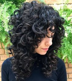 2025 Haircut, Layered Hair Ideas, Curly Shag Haircut, Hairstyle Long, Hairstyle Tutorials, Long Hairstyle, Medium Curly Hair Styles