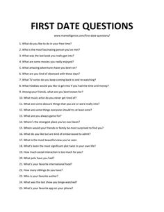 the first date question is shown in black and white