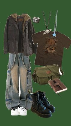 meow Earthy Fits, Earthy Outfits Aesthetic, High School Fashion, Clothing Design Sketches, Grunge Goth, School Fashion, Grunge Outfits