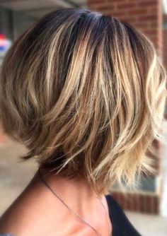 Short Layered Bob, Short Layered Bob Hairstyles, Stacked Bob Hairstyles, Bob Hairstyles For Thick, Wavy Bob Hairstyles, Choppy Bob Hairstyles, Layered Bob Hairstyles, Short Layered