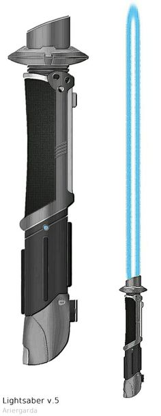 the lightsaber v's are designed to look like they have two swords