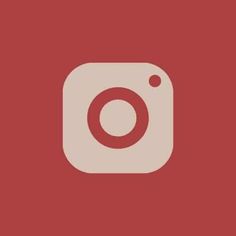 the instagram logo on a red background