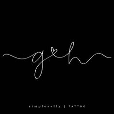 the word glyph is written in cursive writing on a black background