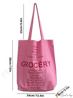 BirdinBag - Stylish Slogan Graphic Shopper Bag for Graduates, Teens, and Students - Ideal for School, Travel, and Outdoor Activities Pink Rectangular Shoulder Bag With Letter Print, Trendy Canvas Bag With Letter Print For Errands, Trendy Letter Print Canvas Bag For Errands, Pink Letter Print Bag For Shopping, Letter Print Canvas Shoulder Bag For Errands, Canvas Shoulder Bag With Letter Print For Errands, Pink Shoulder Bag With Letter Print For Daily Use, Pink Shopping Bag With Letter Print, Pink Letter Print Shopping Bag