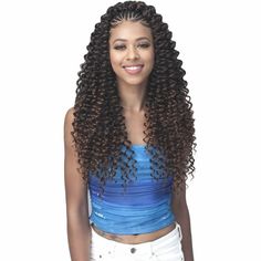 Bobbi Boss Brazilian Pineapple Deep 18" is a crochet braid that is interlocking in one of the most popular styles for a convenient yet long and hot style! Crochet interlocking Lightweight Gentle on fingers Hot water setting Flame retardant Brazilian Pineapple, Crochet Braids Hairstyles Curls, Dream Hairstyles, Best Lace Front Wigs, Box Braid Hair, Bob Braids Hairstyles, Crochet Hairstyles, Super Easy Hairstyles, Bob Braids