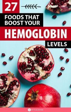 The top 27 hemoglobin-rich foods including leafy vegetables, beans, fruit, and meat can help you prevent anemia and maintain good health. Read on to learn more. Hemoglobin Rich Foods, Iron Rich Fruits, Low Hemoglobin, Iron Diet, Iron Foods, Nigerian Foods, Longevity Recipes, Fibroid Diet, Easy Juice Recipes