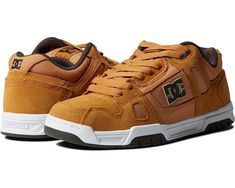 Brown Leather Sneakers, Dc Shoes Men, Man Outfit, The Stag, Mens Skate Shoes, Hype Shoes, Don't Settle, Brown Brown, Shoes Brown