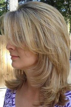 Shoulder Layered Haircuts, Shoulder Length Layered Hair, Layered Haircuts Shoulder Length, Shoulder Length Layered, Haircut Types, Medium Length Hair With Layers, Medium Hairstyles, Mid Length Hair