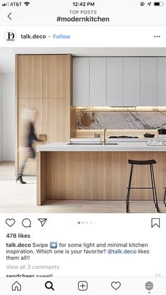 an image of a kitchen that is on the app for people to see it in their own home