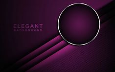 an abstract purple background with a circular metal frame