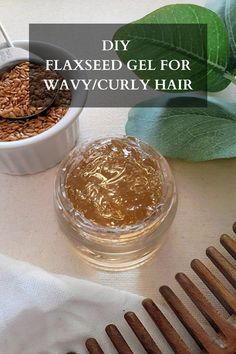 Flax Seed Hair Gel, Homemade Hair Gel, Hair Gel Recipe, Flaxseed Gel, Best Hair Mask, Hair Growth Secrets, Diy Kosmetik, Diy Hair Care