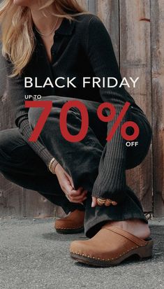 Handmade clogs from Sweden up to 70% off. Shop now! Swedish Men, Clog Boots, Big Sale, Black Friday