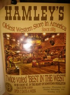 an old west store in america poster for the best in the west exhibit at the museum