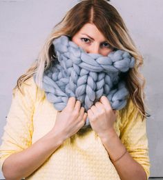 This super chunky infinity handmade scarf from luxuriously soft, supple, 100% Australian Merino wool yarn. Merino is hypoallergenic material, perfect for everyone.Can be made to order in different colors. Merino wool care instructions : In order to maintain the shape and color of your new scarf we recommend that you dry clean only. Standard international shipping is 10-25 business days. More shopping with Evoknit: https://www.etsy.com/shop/EVOKnit Thank you for stopping by in my shop, Feel free Giant Knitting, Scarf Blouse, Chunky Knit Scarf, Chunky Infinity Scarves, Scarf Chunky, Scarf Knitted, Chunky Knit Scarves, Scarf Infinity, Handmade Scarf