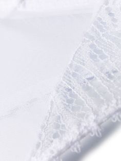 Maison Close Accroche Coeur Openable Thong - Farfetch White Lace With Contrast Detail For Summer, White Stretch Lace For Summer, Delicate White Open Heart Jewelry, Stretch Lace With Lace Trim For Summer, Luxury White Silk Intimates, White Sheer Lace Bra, White Bra White Thong, Luxury White Lace Intimates, Wedding Guest Looks