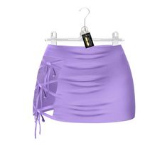 Second Life Marketplace - Lilac Skirt Lilac Skirt, Strap Skirt, Silk Skirt, Ruffle Top, Black Skirt, Black Heels, Sims 4