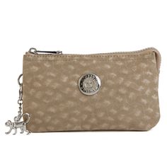 Creativity Large Pouch - Kipling Trendy Daily Use Pouch With Interior Key Chain Holder, Rectangular Beige Pencil Case For Everyday Use, Beige Rectangular Cosmetic Bag For Everyday Use, Everyday Rectangular Pencil Case, Trendy Pencil Case For Everyday Use, Beige Rectangular Cosmetic Bag, Trendy Rectangular Pouch With Interior Key Chain Holder, Trendy Pencil Case With Removable Pouch For Daily Use, Beige Pencil Case With Zipper Closure For Everyday Use