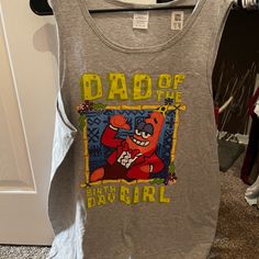 Nwt Mens Spongebob Tank Top Size Xl Says Dad Of The Birthday Girl Spongebob Birthday Shirt Spongebob Birthday Shirt, Spongebob Party, Spongebob Birthday, Nickelodeon Spongebob, Turtle Tank, Muscle Shirts, Summer Tank, Summer Tank Tops, Spongebob Squarepants