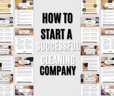 how to start a successful cleaning company