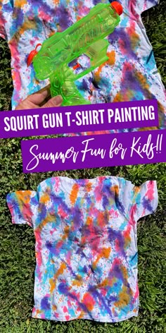 Cousin Camp, Summer Camp Activities, Shirt Painting, Summer Camp Crafts, Summer Fun For Kids, Fun Summer Activities, Painting Activities, T Shirt Painting, Beach Ideas