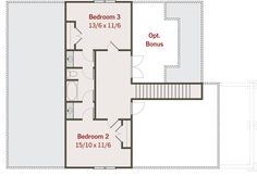 the first floor plan for a house with two levels and an upstairs living room on one side