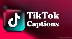 the tiktok captions logo is shown