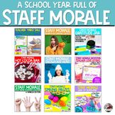 the front cover of a school year full of staffmorale, with images of children