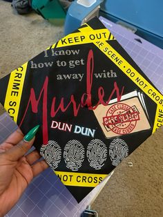 #graduation #graduationcapdesigns #personalized #diy Case Closed Graduation Cap, Grad Cap Ideas Criminology, Fast And Furious Graduation Cap, Grad Hat, Grad Cap Designs, Senior Stuff, Law School Graduation, Senior Ideas, Graduation Pics