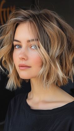 9000+ hair styles, long hair styles, hair color, Trendy and Unique Hairstyle --- Wedding Hair, Girl Hair Woman Long Bob Haircut With Layers, Short Wavy Hairstyles, Medium Length Wavy Hair, Half Updo Hairstyles, Hairstyle Wedding, Layered Haircuts For Medium Hair, Wavy Bob Hairstyles, Choppy Bob Hairstyles