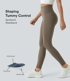 Women’s SoCinched High Waisted Tummy Control Side Pocket Shaping Training UltraSculpt Leggings - Halara Fitness Fits, Everyday Leggings, Workout Yoga, Bleach Wash, Gym Leggings, Flare Leggings, Pocket Leggings, Squat Proof, Functional Storage