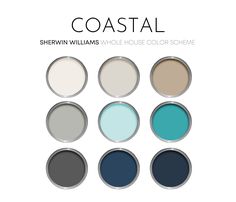 the color scheme for sherylin williams's house color scheme, which includes different shades