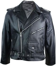 New! Mens Real Cowhide Leather Jacket - Biker Motorcycle Jacket was just added to eBay. Check it out! #eBay #eBaySeller Casual Leather Outerwear For Biker Events, Spring Leather Biker Jacket, Punk Style Leather Biker Jacket, Spring Leather Biker Jacket For Biker Events, Spring Rocker Leather Jacket For Biker Events, Rocker Style Motorcycle Outerwear For Fall, Spring Biker Outerwear For Motorcycling, Rocker Style Motorcycling Outerwear For Fall, Rocker Style Outerwear For Biker Events In Spring