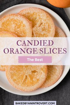 Sugar-coated candied oranges slices are perfect for decorating all sorts of desserts and they make wonderful holiday gifts. The process is simple and you can have sweet, chewy candied oranges in no time! Fruit Meal Prep, Smoothies Simple, Candied Oranges, Homemade Candy Recipes, Candied Orange Slices, Hard Candy Recipes, Easy Fudge, Breakfast Fruit, Salads Healthy