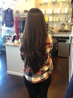 Leyarcut Long Hair, Long Layered Hair Waist Length, Layer With Step Haircut, Long Straight Hair Long Layers, Minimal Long Layers, Soft Layers Long Hair Straight, V Cut With Layers Long Hair, Long Haircut No Layers, Extra Long Haircut